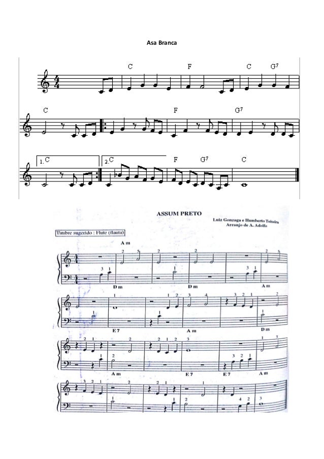 assum preto partitura